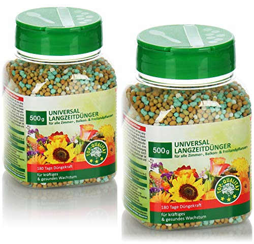 com-four® 2X Engrais universels 500g - Engrais de Longue durée et équilibré pour Toutes Les Plantes en Croissance - Bio