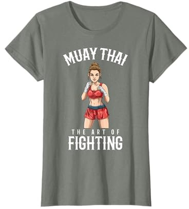 Ragazza Muay Thai - Donne Thai Boxe Maglietta
