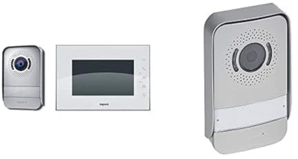 Legrand, Video-Türsprechanlage mit 2-Draht-Anschluss, 7 Zoll, 369230, Video-Außenstelle in Farbe mit 2-Drahttechnik zur Erweiterung der LegrandVideo-Sprechanlagensets, 369339