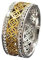 HIJONES Damen Cubic Zirkonia Vintage Chinesischer Münzring aus Edelstahl Glücksring Versprechensring Für Sie Silber Größe 54 (17.2)