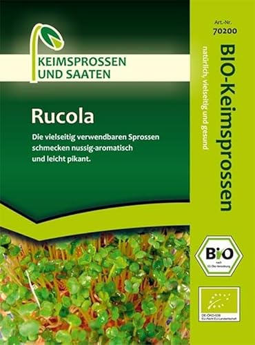 Keimsprossen Salatrauke (Rucola) | Samen für die Sprossenanzucht Sprossen | Sprossensaat | Keimsprossen samen | Keimsaaten