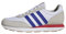 adidas Herren Run 60s 3.0 Leather Shoes Schuhe, Cloud White/Lucid Blue/Grey One, 44 2/3 EU