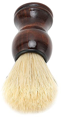 Brocha de Afeitar Hecha a Mano, Brocha de Afeitar para Barba de Alta Eficiencia, Liviana con de Madera Compuesta para Regalos para Peluquería para Hombres