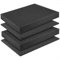 HUALIANG 4 Stück Schaumstoff Zuschnitt, Rasterschaumstoff Schaumstoff Polster, Schaumstoffeinlage Werkzeug Kamerakoffer Foam für Koffereinlage Tabletop Miniaturen(2er 40 x 30 x 5cm + 2er 40x30x1cm)