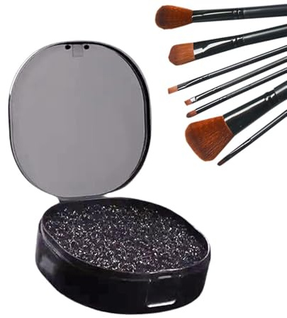 Detergente Per Pennelli Da Trucco Scatola per Pulizia a Secco Portatile