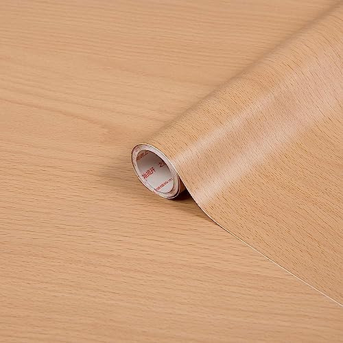 d-c-fix Pellicola Adesiva per mobili legno faggio del Tirolo marrone PVC plastica vinile impermeabile decorativa per cucina, armadio, porta carta rivestimento 45 x 200 cm