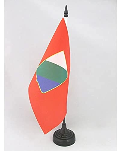 AZ FLAG Bordsflagga Abruzzo 21x14 cm 100D Polyester Plastfot