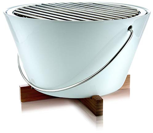 EVA SOLO | Tischgrill Porzellan white | Praktischer Griff | White