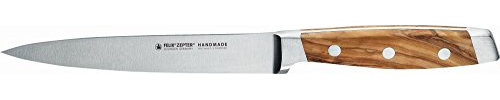 Felix SOLINGEN 831015 First Class Wood Zubereitungsmesser – 15cm Klingen-Stahl – Olivenholzgriff - Made in Germany