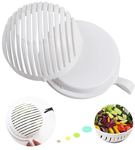 Kabalo Salad Cutter Bowl Fruit & Vegetable Washer Slicer Meal Preparation 60 Seconds Server