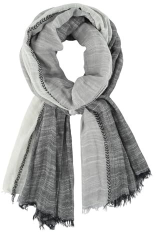 DAMILY Mode Hommes Écharpe Automne Hiver Foulard Doux et Chaud (NoirMulti)