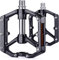 CXWXC Fahrradpedale Mit Reflektoren - MTB Aluminiumlegierung Pedale Set, 9/16 Cube Pedale für Mountainbike, Rennrad (Silber)