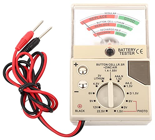 Universal Batteritestare Knapp Cell Batteritestare Digital Display Tester Batterilivsnivåtestare Digital Batterikontroll för 9V 1,5V Knappcellsbatteri