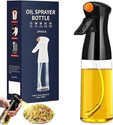 TYANDLISSA Oil Glass Dispenser Bottle | Cooking Oil Sprayer Bottle | Healthier Cooking | BQQ designated | Oil Sprayer for Kitchen | Refillable Oil & Other Liquids Easy to Clean & Leakproof