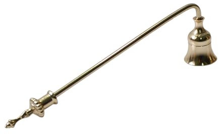 MagiDeal Strumento per spegnere la Candela Tappo per Candela Tappo per stoppino Lunghezza 23 cm per spegnere della Candela Multifunzionale, d'oro