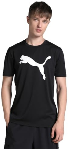 Puma M TAD Essentials Solid Cat Tee (CF Big Cat), Magliette Unisex - Adulto, Puma Black,