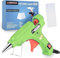 LUMOUS ROLA Hot Glue Gun, 20W UK Plug Mini Heats Up Glue Gun for Crafts, Hobby, Craft, Home Repairs, Fabric, Wood, Glass, Card, ON-Off Switch for DIY Arts (Glue Gun Green)