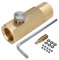 Sarini CO2 Bottle Adapter Filling Tank CO2 Refill Adapter Connector CO2 Tank Soda Maker Accessories for CGA320 to TR21.4 CO2 Tank Valve (W21.8-14)