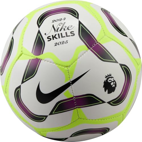 Nike Fußball Premier League Skills-Fa24, White/Bold Berry/Volt/Black, FZ3046-100, 1