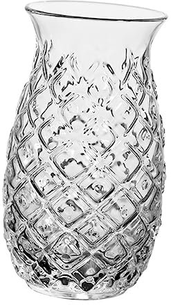 Amosfun 4 Pièces verre à cocktail coloré tasse d'ananas verres en forme d'ananas vin originaux mug cafe Tasses de café s à cocktails Coupe en tasses transparentes Un