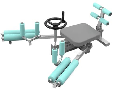 YDYAENIO Macchina per Allungare Le Gambe Macchina for Lo Stretching dei Muscoli delle Gambe Divise della barella for la pressa della Gamba Flessibile for l'apertura delle Gambe di Danza Yoga(Blue)