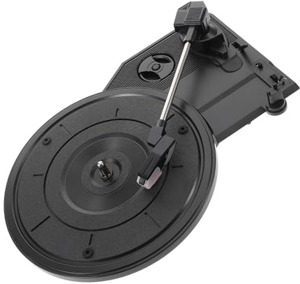 OFFSCH Retro Plattenspieler-motor Mit Großem Grammophon-trichter Integrierte Stereo-lautsprecher Verschleißfestes Vinyl-turntable Laufwerk Eleganter Schallplatten-player Für Nostalgische