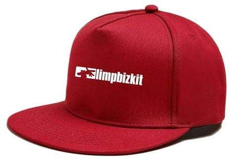 DFARYUP Basecap Herren Li-mp Bi.zk.it Lustiges,Stylische Damen Und Herren Sonnenhut,Sport Cool Mode Baseballmütze Für Damen Herren, Schwarz(Red)