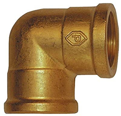 Cornat ángulo 90 grados, latón Blank, rosca interior, a 1/2 IG, 1 pieza, t396001