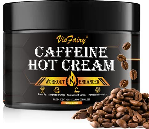 Caffeine Anti Cellulite Hot Cream, Body Sculpting Cellulite Workout Cream for Women & Men , Anti-Cellulite Remover Creams, Natural Sweat Workout Enhancer, Thighs Belly Butt Firming Legs Slimming Cream