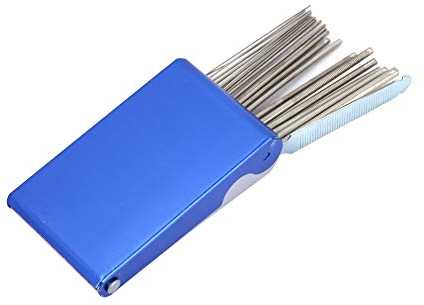 YWBL-WH Kit Profesional de Limpieza para Soldadura, 21 Piezas - Limpiador de Punta de Antorcha y Limpieza de Boquilla MIG para Soldadura de Gas y ARC Welding - Accesorios de Soldadura