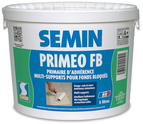 Semin Primaire d'Adhérence Priméo FB - Sols - Intérieur/Extérieur - Bidon 5 L