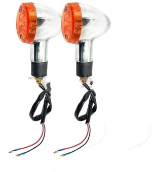 Intermitentes Moto para Vulcan VN800 900 1500 1600 1700 2000Custom VTX1300 CR Luces Intermitentes para Motocicleta para Shadow Aero Intermitentes Bicicleta(2pcs)