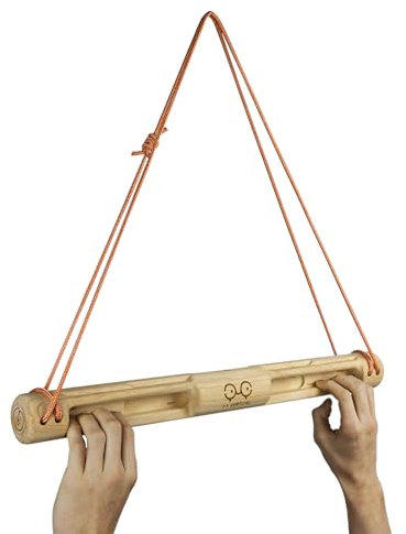 YY Vertical - Das Original Baguette Evo Climbing Hangboard aus Holz zum Klettern, ideal für Heimtraining, passt sich der Klimmzugstange an, stärkt Ihre Finger