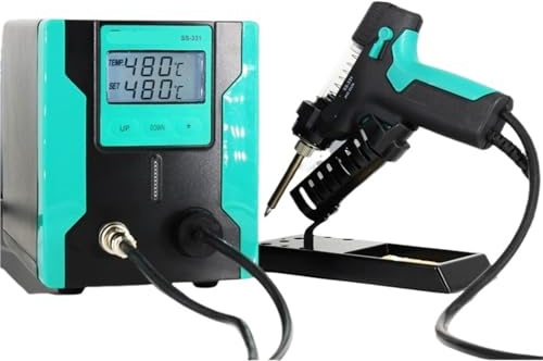 NIWPPKIMX Bomba desoldadora eléctrica Digital SS-331H, succión desoldadora, succionador de Soldadura al vacío, suspensión automática