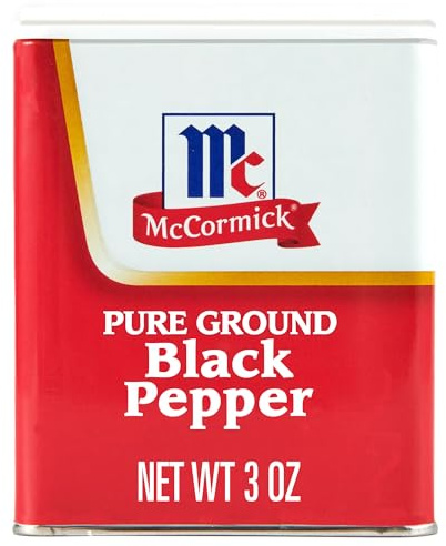 McCormick Pure Ground Black Pepper, 3 Oz