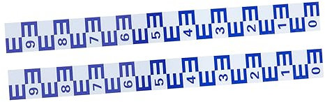 Cabilock Kit De Réparation De Bâche Outils De Jauge Eau pour Piscine Autocollants Réfléchissants pour Mesure De Eau