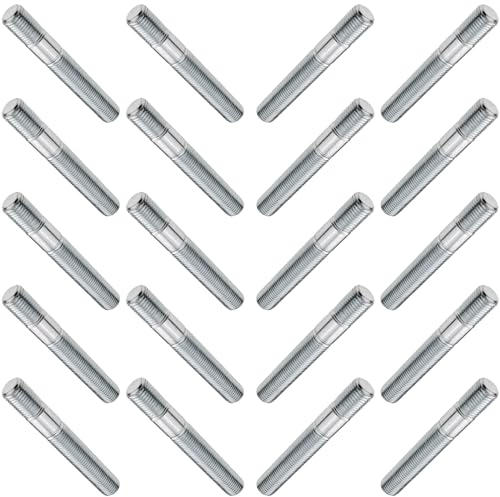 C CARBONADO Doppelgewindebolzen M14x1,5 80mm Stehbolzen für Lug Nuts Mutterbefestigung 10.9 (20)