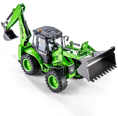 Huina 1/14 1579 - Excavadora teledirigida 2.4G 9Ch Rc