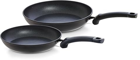 Fissler Adamant Classic/Pfannen-Set 2-teilig (24 + 28 cm) beschichtete Stielpfanne, Brat-Pfanne, antihaftend - Induktion