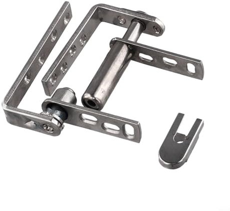 Charnières de porte à double battant en acier inoxydable pour comptoirs de bar et portails (M)