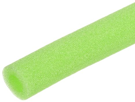 QUARKZMAN Tubo de Espuma, Aislamiento Cubierta de Tuberías Tubo Aislante Enrollable para Congelamiento Protección Calor Conservación Fontanería, 10mm x 20mm x 1M (ID*OD*L), Verde