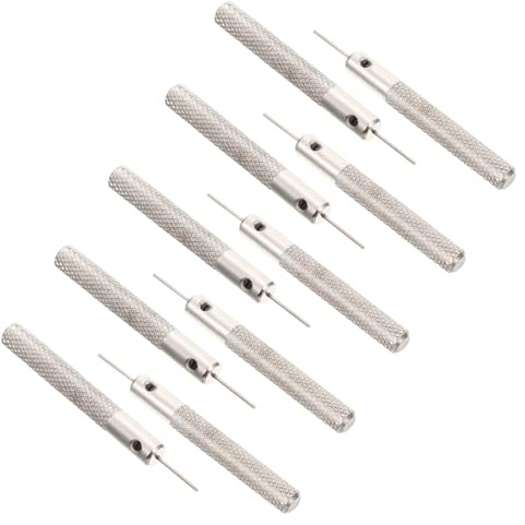 GARVALON Agujas Sim para Extracción de Tarjeta Móvil 10 Piezas 0.7 Mm Acero Herramienta Pin Expulsión Compatible Smartphones Portátil Práctico Negro