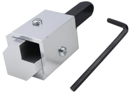 Strumento di squadratura angolare per mortasare cerniera piastra battente porta, 4,8 x 3 x 2,9 cm, acciaio per utensili di alta qualità, lavorazione del legno, punzonatura ad angolo retto con chiave