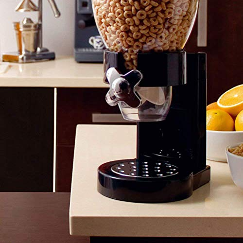 Fabater Single Cereal Dispenser Torrfoder Dispenser för Köksförvaring - Lufttät Matbehållare för Ris, Havre, Godis, Nötter, Kaffebönor - Lätt Att Rengöra, Hålla Fräsch, Hemmabruk (Vit)