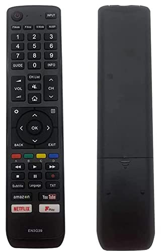 for Hisense tv remote EN3G39 fit for universal tv remote for hisense remote control smart TV H43N5500UK H49N6600 H50N5900 H55A6550UK H60NEC5600UK