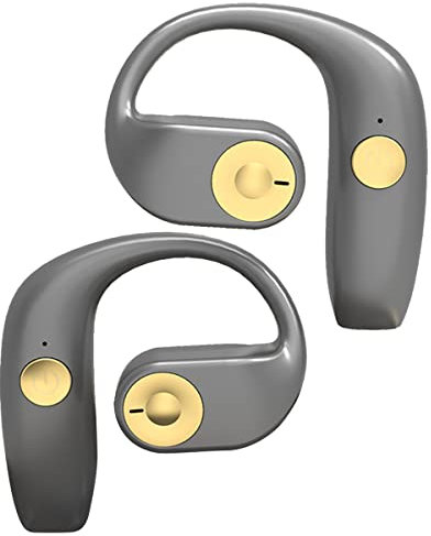 MAOW Bone Conduction Headphones Bluetooth 5.2 Wireless Open Ear Headphones with Microphone, Noise Cancelling, Sweatproof for Sport, Cycling, Driving