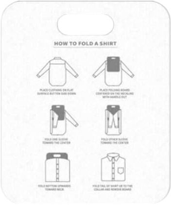 T Shirt Clothes Folder, T-Shirt Folding Board, Shirt Folder Board, Folded Clothes Organizer, Folding Clothing Board, Fliip Fold Laundry Organizer Easy and Fast for Kid and Adult To Fold Clothes