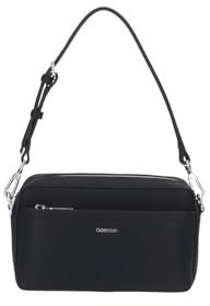 Calvin Klein Bolso bandolera Mujer Must Convertible Camera Bag con correa desmontable, Negro (Ck Black), Talla Única