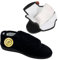 OrtoPrime Chaussures orthopédiques unisexes pour femme et homme - Chaussures pour personnes âgées, pieds gonflables, chaussures post-chirurgicales respirantes pour femme et homme, Noir 43 44, Large