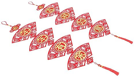 HOLIDYOYO Nodi Sospesi Ciondolo Decorativo in Feltro Di Nodi Di Benedizione Festivi Per Celebrazioni Di Capodanno e Feste Di Festival